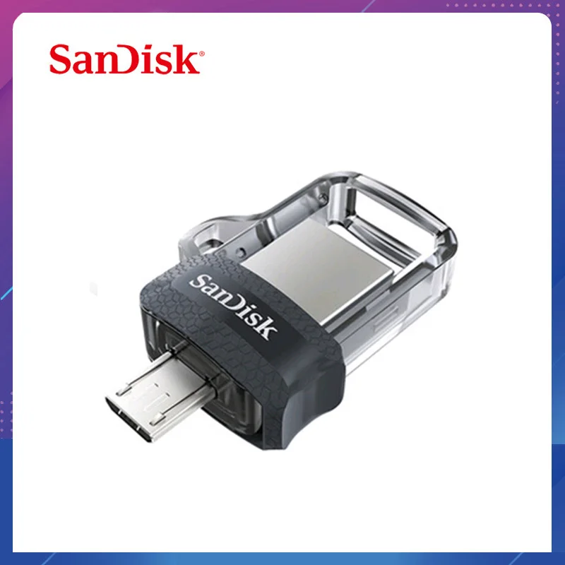 Sandisk Extreme USB флеш-накопитель 128 Гб 64 ГБ 32 ГБ 16 ГБ двойной OTG флеш-накопитель Высокая скорость памяти U диск Micro USB3.0 карта sdd3