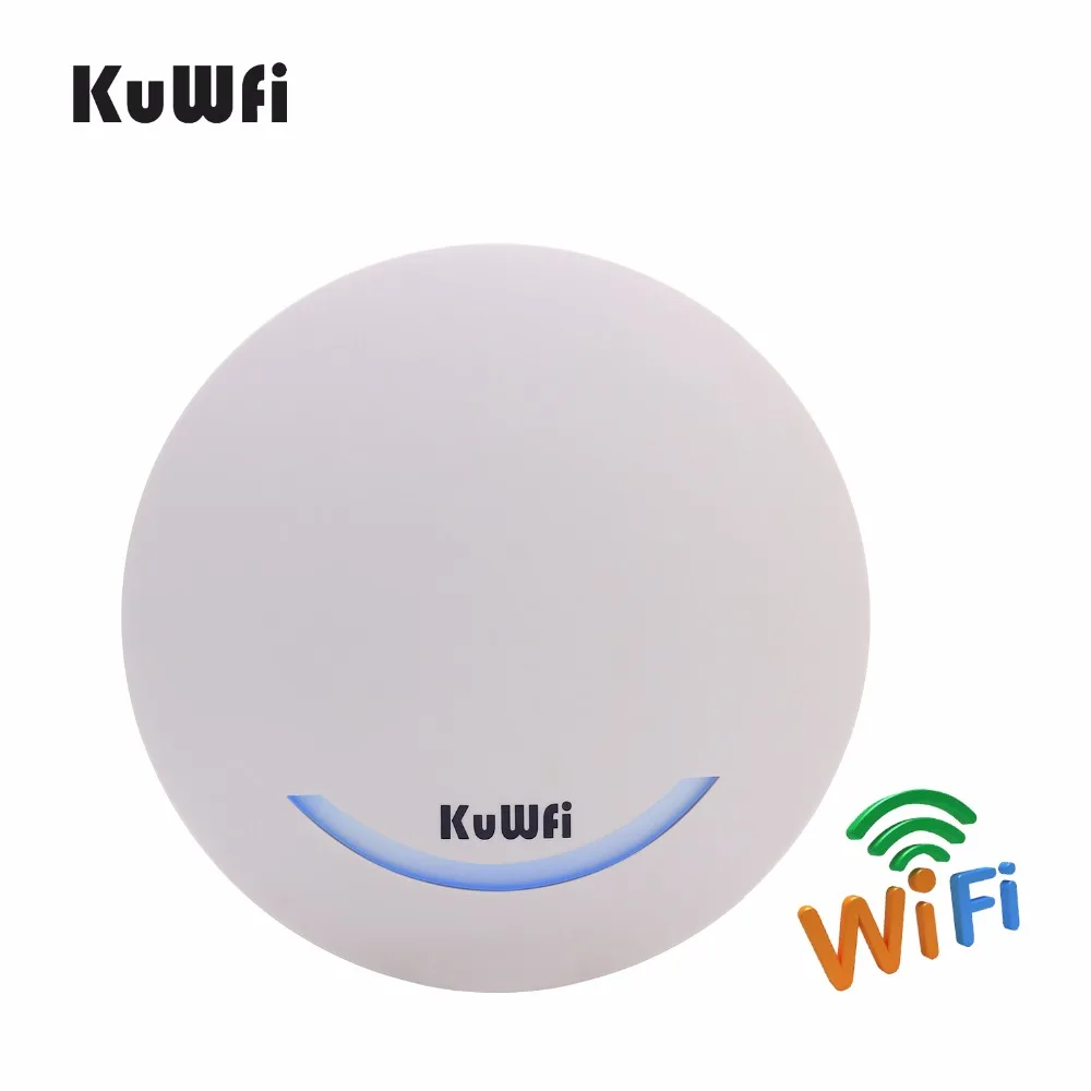 KuWfi 600 Мбит/с Беспроводная точка доступа потолочная маршрутизатор Wi Fi 48 в POE