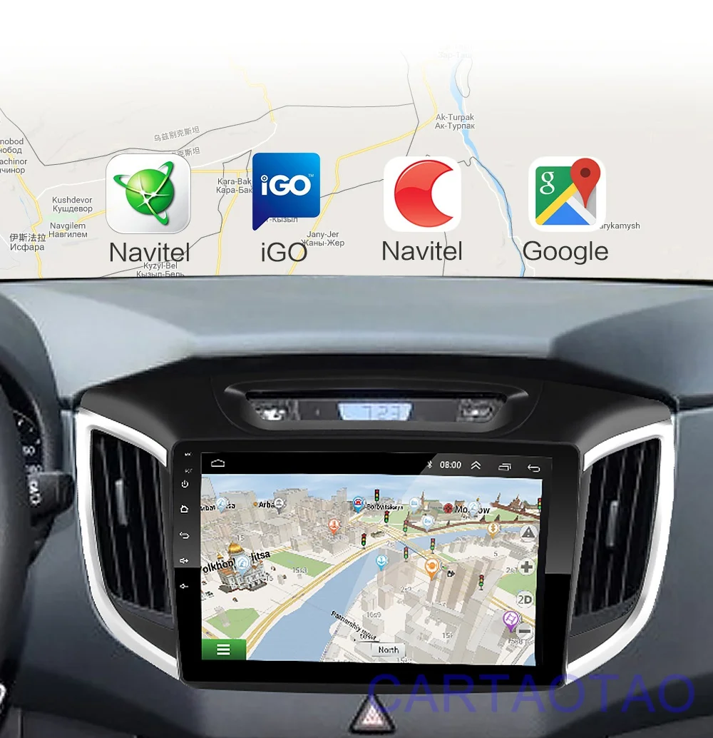 2G+ 32G 10," 2din Android 8,1 GO автомобильный dvd-плеер для hyundai Creta IX25 автомобильный Радио gps навигация wifi Bluetooth MP5 плеер