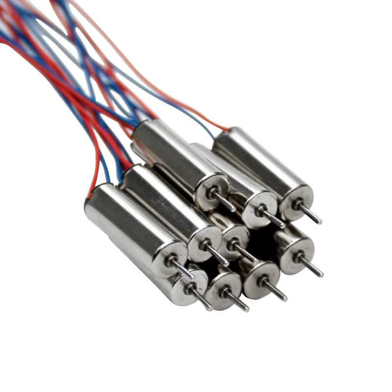 AIYIMA 10 unids 720 sin núcleo Motor DC3.7V 46000 RPM 20mm magnético de NdFeB Quadcopter Motor para helicóptero avión robótico AIYIMA 10 unids 720 sin núcleo Motor DC3.7V 46000 RPM 20mm magnético de NdFeB Quadcopter Motor para helicóptero avión robótico