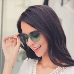 Кошачий глаз солнцезащитные очки с большой оправой женские 2019 новые 3,5 мм толстые линзы Модные уличные модные солнцезащитные очки