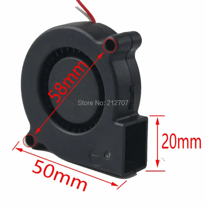 2 шт. Gdstime ПК Компьютерный Вентилятор охлаждения 5V USB 5015 50x50x15 мм 50 мм вентилятор с турбонаддувом