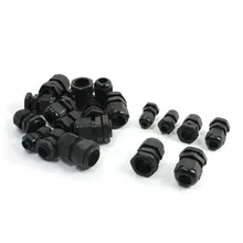 Водонепроницаемый Регулируемый PG7-PG16 3,5-6mm_10-14mm кабельные вводы 20 шт