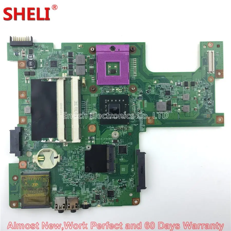 

SHELI CN-0G849F 0G849F G849F Laptop Motherboard For Dell Inspiron 1545 08212-3 48.4AQ01.031 System Board Main Board Work Perfect