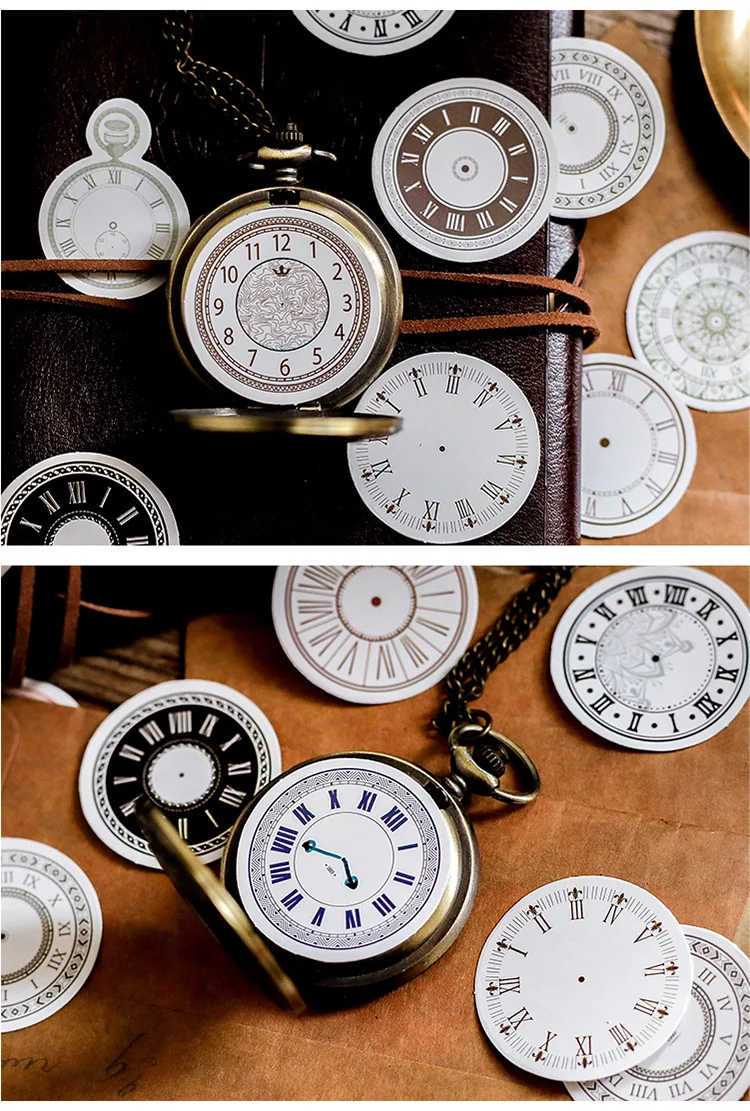 Креативные самостоятельно заполненные часы декоративные наклейки Клейкие наклейки, декоративный элемент для рукоделия канцелярские наклейки для записной книжки детский подарок