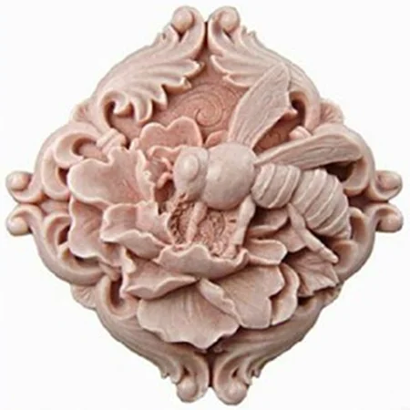 silica gel mold candle Making soap Craft Casting Salt carving silicone mold bee honey pattern cake mould