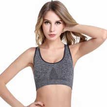 Новое поступление сексуальный фитнес розовый и серый нейлон спандекс Sporter Body Shaper гимнастика незаметный бюстгальтер