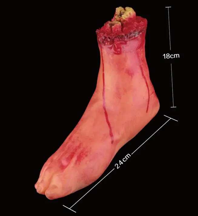 Горячая распродажа Хэллоуин страшный отрезать кровавый поддельный латексный рука руки ноги сердце глазной шар головной убор палец бутафория для Хэллоуина кровавые привидениями Вечерние