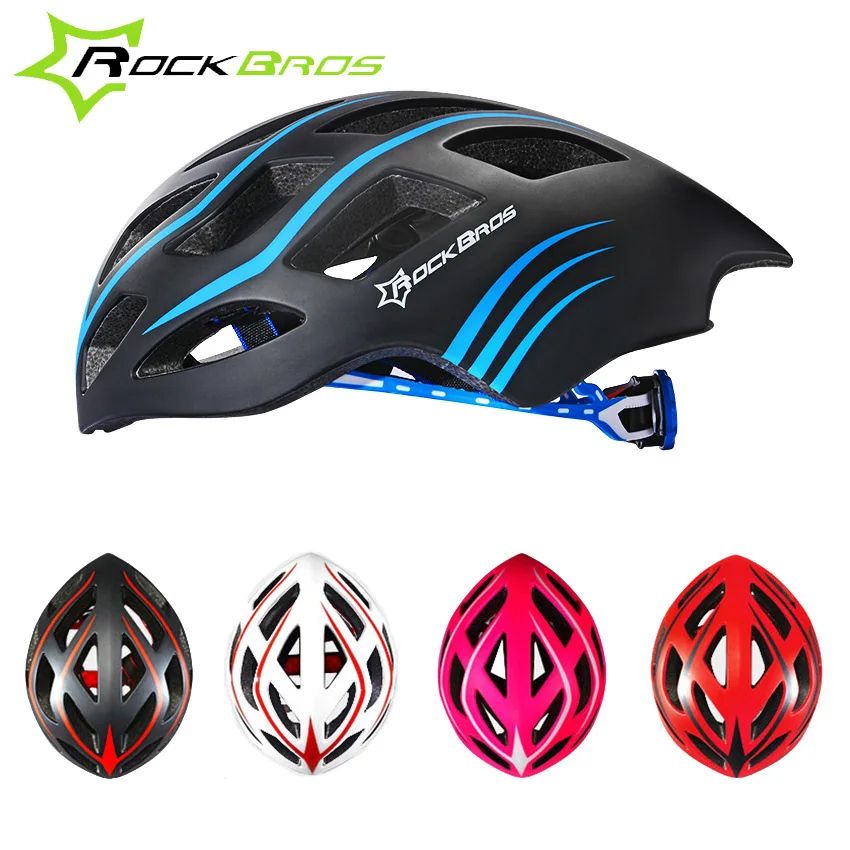 

Rockbros Professional Cycling Helmet Bicycle Helmet Ultralight Safe Streamlined Road Bike Helmet Casco Ciclismo 17 Air Holes