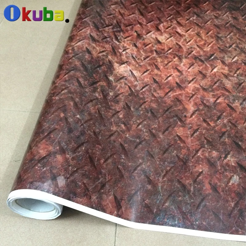 

Iron Rusty Style Car Rust Protection Vinyl Car Wrap Hydrographic Film Camo Camouflage Foil 1.52*30m/roll