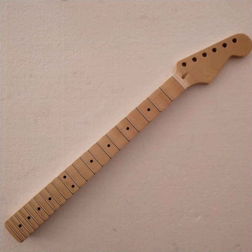 

New Full scalloped Guitar Neck Replacement 22 Fret Maple ST style gloss finished