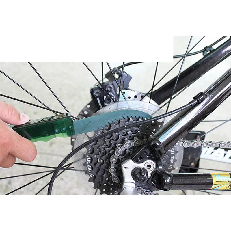 Cheap Bike Bicycle Chain Cleaner Race bike wash chain collar CYLION multifunction device Compass chain cleaning tool bicycle 2