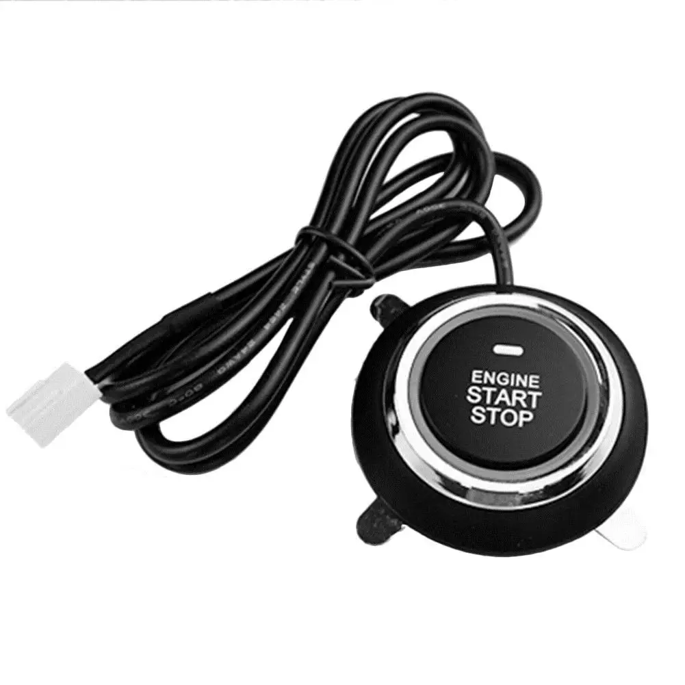 

9Pcs/set Car SUV Keyless Entry Engine Start Alarm System Push Button Remote Starter Stop Auto
