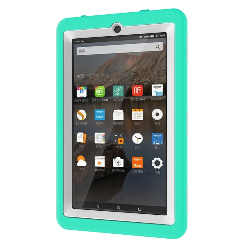Экстремальный силиконовый чехол для Amazon Kindle Fire HD7 HD 7 2015 Гибридный трехслойный