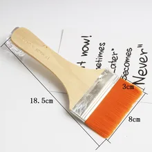 1 шт. № 12 нейлоновая кисть для рисования, щетка для барбекю, нейлоновая щетка для чистки компьютера