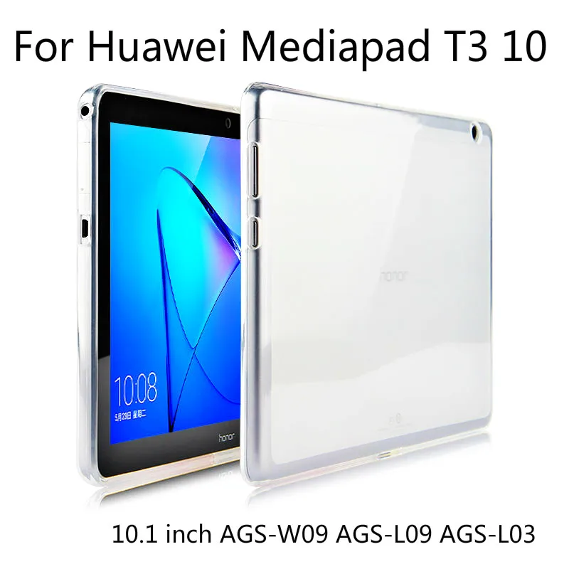 Чехол из термопластичного полиуретана для huawei Mediapad T3 10 прозрачная задняя крышка из ТПУ чехол-накладка на заднюю крышку для Honor Play Tablet 2 AGS-W09