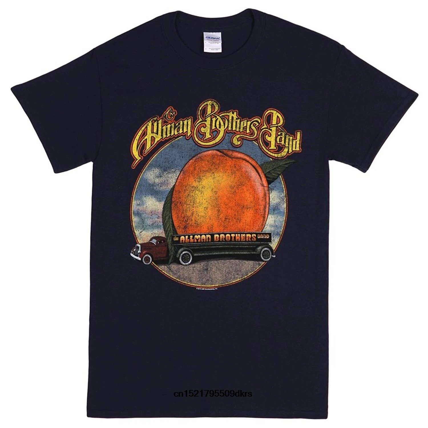 Мужская футболка Allman Brothers Band Eat A Peach Truck забавная новинка для мужчин | одежда