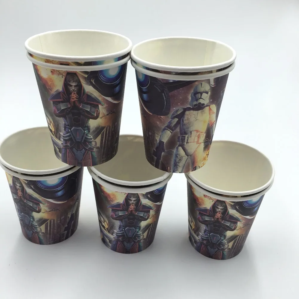 

10PCS/LOT STAR WARS CUPS STAR WARS GLASSES KIDS BIRTHDAY PARTY SUPPLIES HAPPY BIRTHDAY PARTY STAR WARS CUP