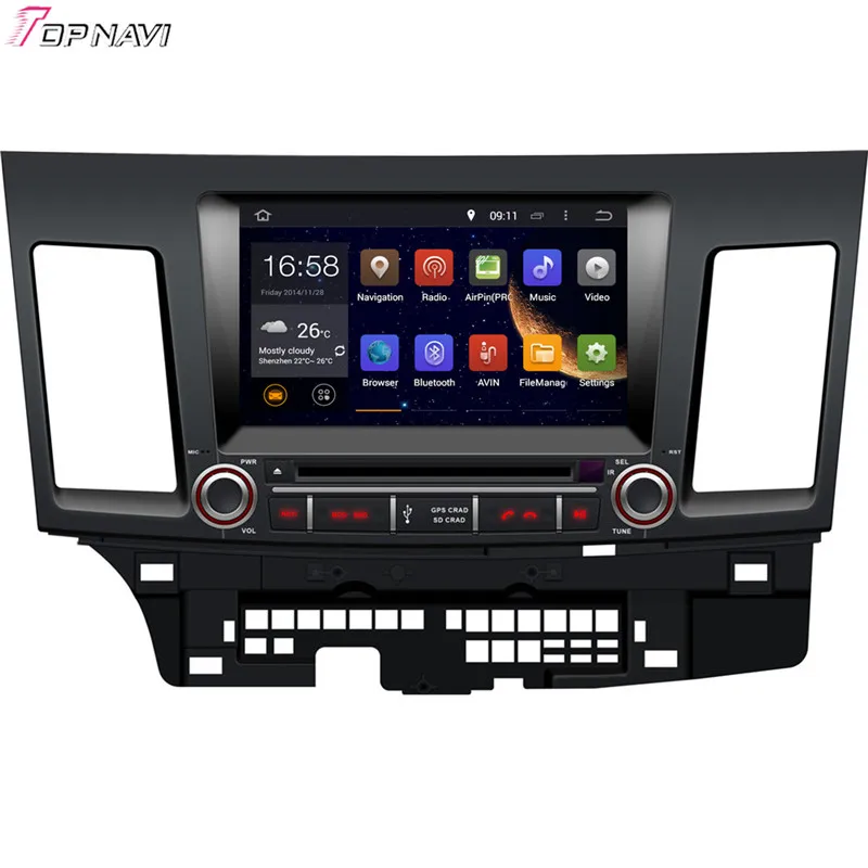 

TOPNAVI 8'' Quad Core Android 6.0 Car DVD Play for MITSUBISHI LANCE/Galant Fortis/Lancer Fortis/Lancer iO/ Lancer EX Car GPS