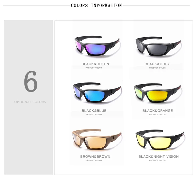 Женские поляризованные солнцезащитные очки в спортивном стиле 5