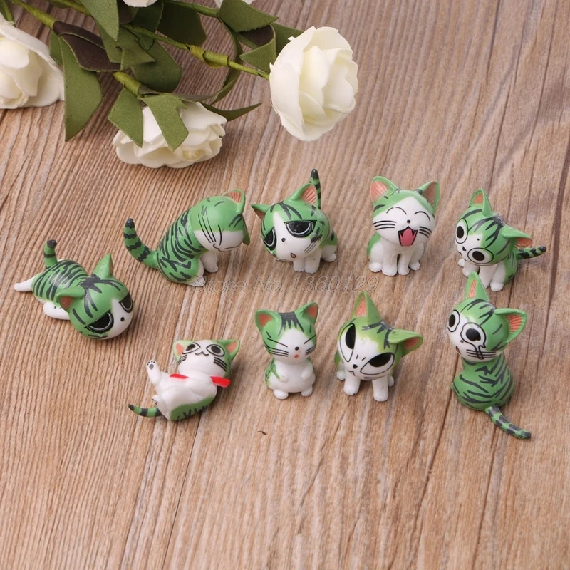 

Miniature Cats Garden Ornament Figurine Fairy Dollhouse Micro Landscape Decor Dropship