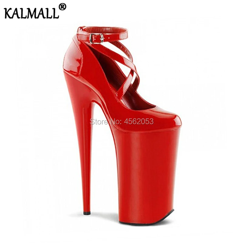 KALMALL/соблазнительные женские туфли лодочки для танцев на шесте блестящие красные