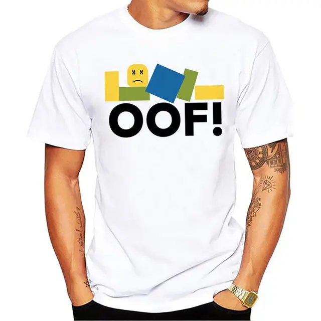 Roblox Oof Summer Fashion T Shirt Men S Short Sleeve Cotton Printed - roblox oof summer fashion t shirt men s short sleeve cotton printed t shirt funny tees harajuku shirts cool tops