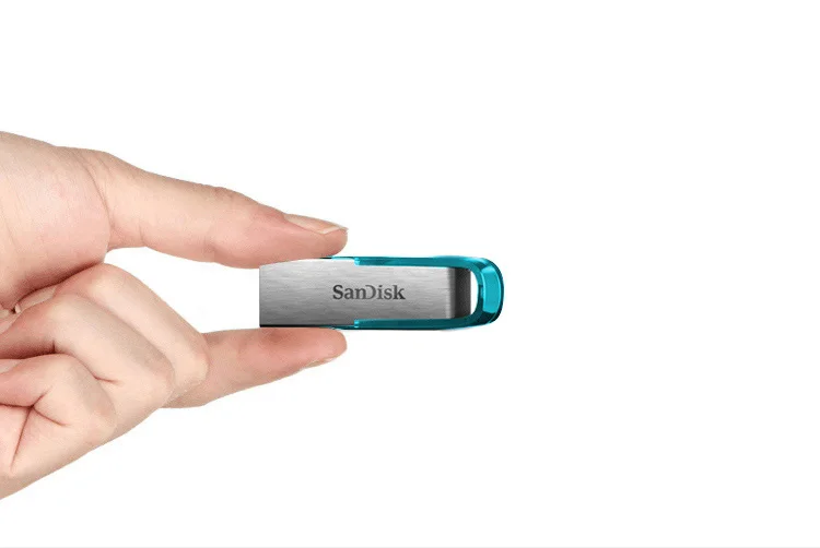 Sandisk флешка флешки 64 гб USB3.0 Flash Drive 64 гб cle usb флеш-накопитель натуральная Ultra Flair металлическая ручка привода на ключ синий Memory Stick