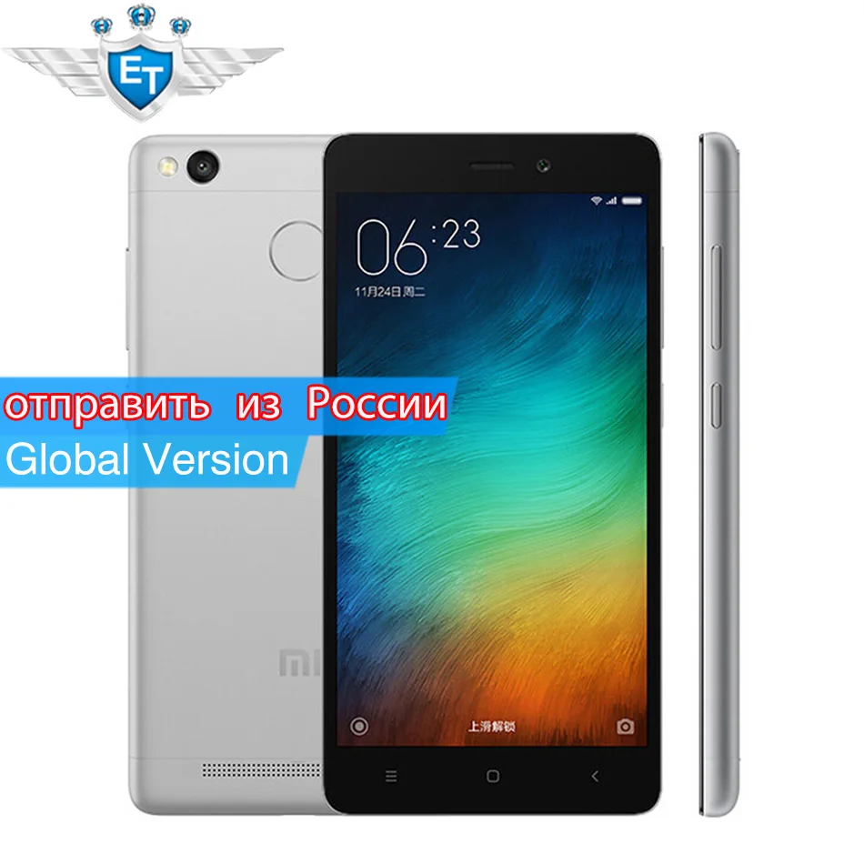 Official Global Version 5.0" Xiaomi Redmi 3S Pro Prime Cell phones 3GB 32GB Snapdragon 430 Octa Core 13MP 4100mAh Fingerprint