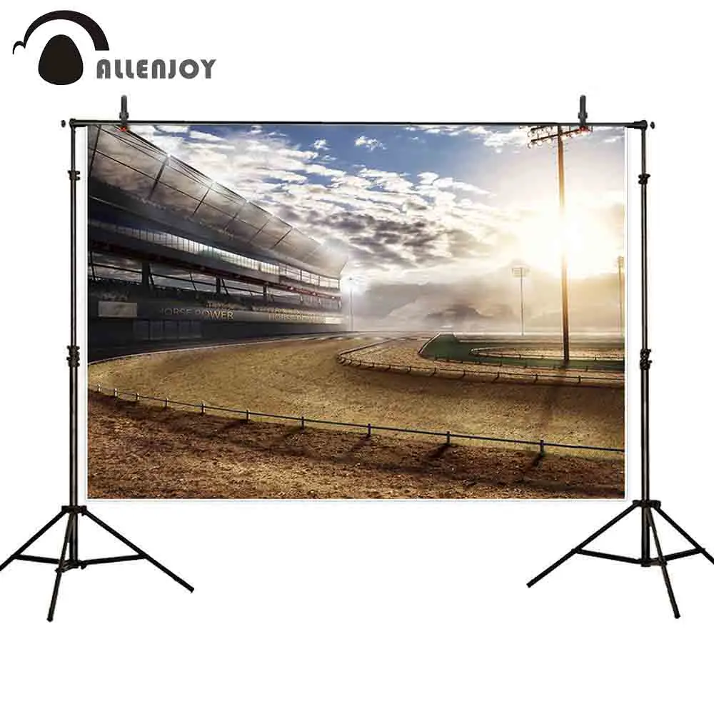 Allenjoy photocall photographic horse race track curve