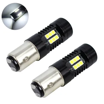 

CARPRIE Car Headlight Bulbs 2Pcs 6500K White 54-SMD 1157 LED Bulbs For Front Turn Signal Backup Lights 800LM 6500K 21W 9520