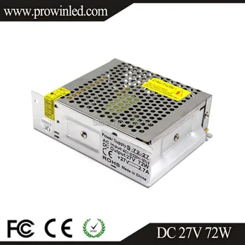 

Free shipping dc adapter 27v 360W 72W 100W 120W 150W 200W 300W 480W metal case switching power supply led driver AC transformer