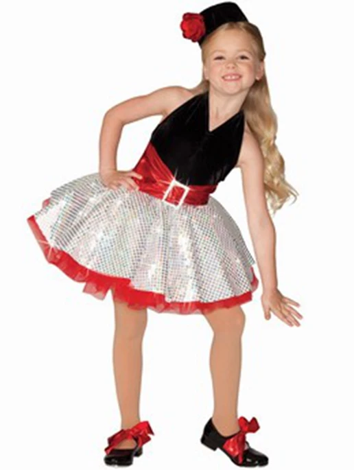 Детская бархат балетная Одежда для танцев профессиональной подготовки костюмы сцена