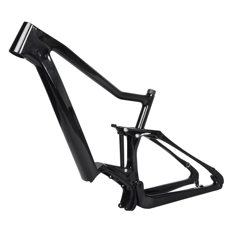 Clearance Winice Brand E02 plus 148 Fit 29er/27.5er tires 350w 36V Bafang motor carbon 29er boost full suspension mountain electric frames 2