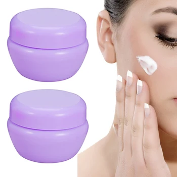 

20 Pcs Facial Cream Boxes Portable Plastic Mini 30 Gram Storage Cosmetic Pots Cream Boxes Cosmetic Jars for Girl Woman