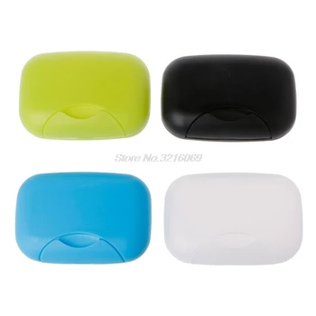 

Portable Travel Soap Dish Box Case Holder Container Home Bathroom Shower Outdoor Oct15 Whosale&DropShip