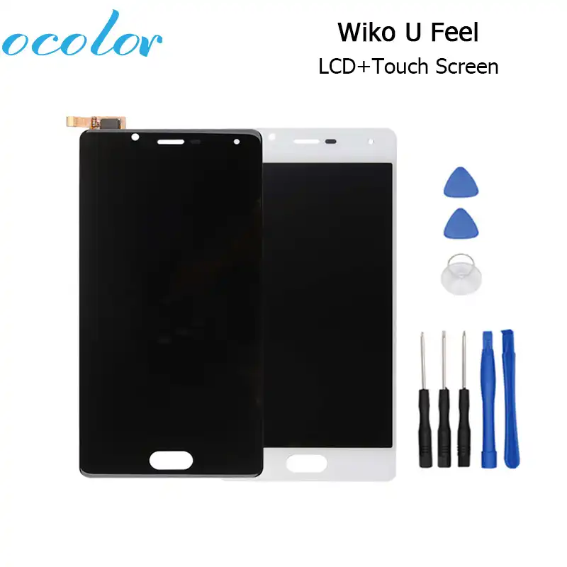 Ocolor Wiko U Feel ЖК дисплей + сенсорный экран 100% оригинальный дигитайзер в сборе Замена