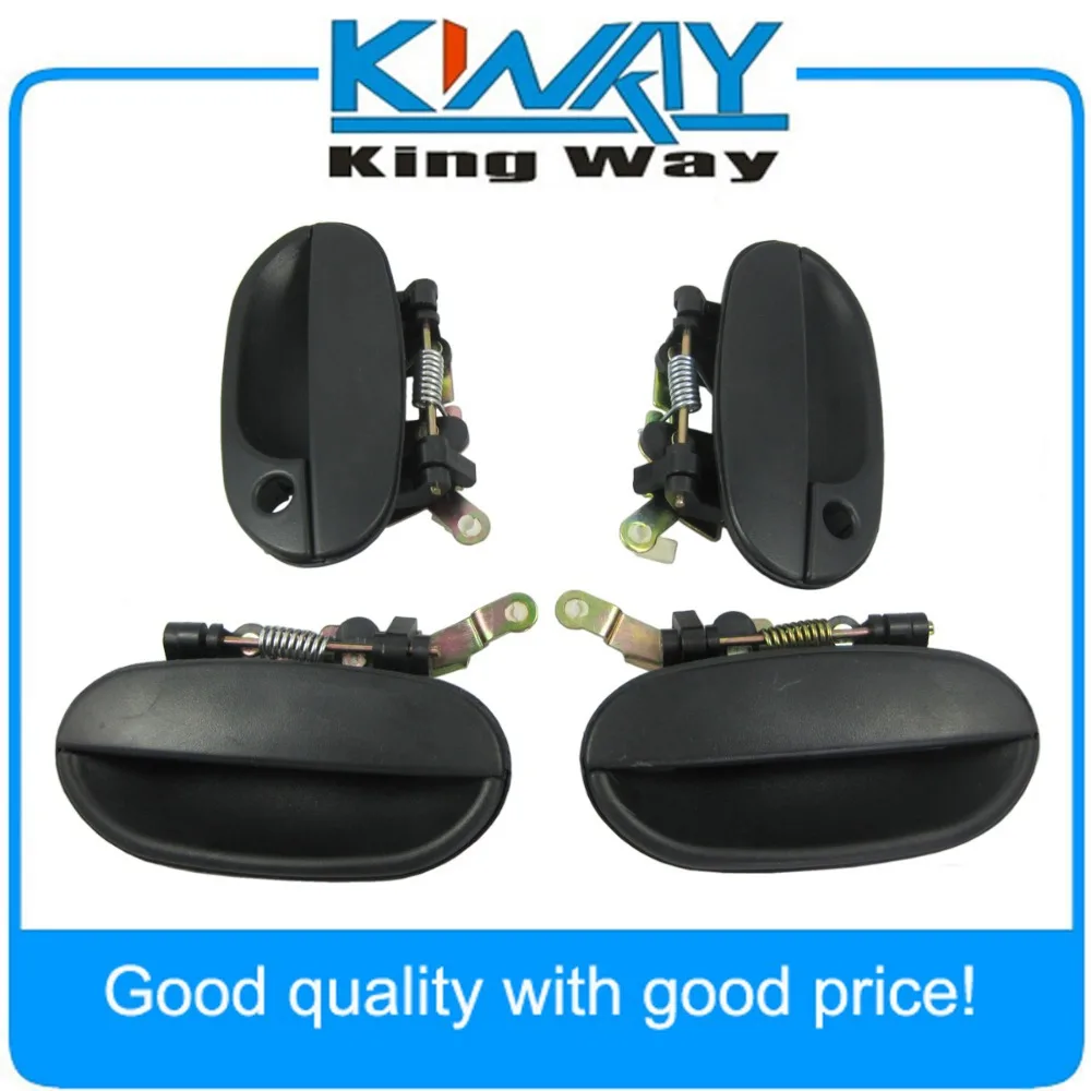 

NEW OUTSIDE DOOR HANDLE FRONT REAR LEFT RIGHT Fit For HYUNDAI Accent 1995-1999 4 PCS