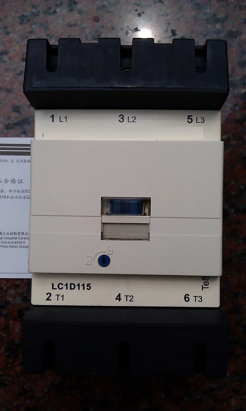 

Household CJX2-115 AC Contactor 115A switches 3 pin rail modular contactor coil voltage 24V 110V 220V 380V