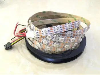 

5V 72LEDs/m WS2811 WS2813 Addressable RGB Digital LED Strip light,72Pixels/m,5M/roll,DC5V input,White/Black PCB,IP20/IP65/IP67
