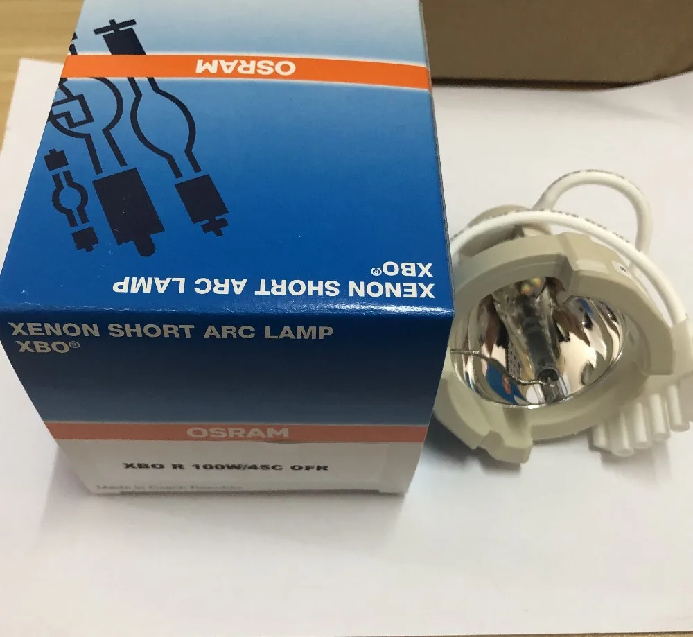 

OSRAM XBO R 100W/45C DC 100W xenon short arc lamp Flexible endoscope microscope light equal EPK-1000 OLX-20 OLX-22 100W bulb
