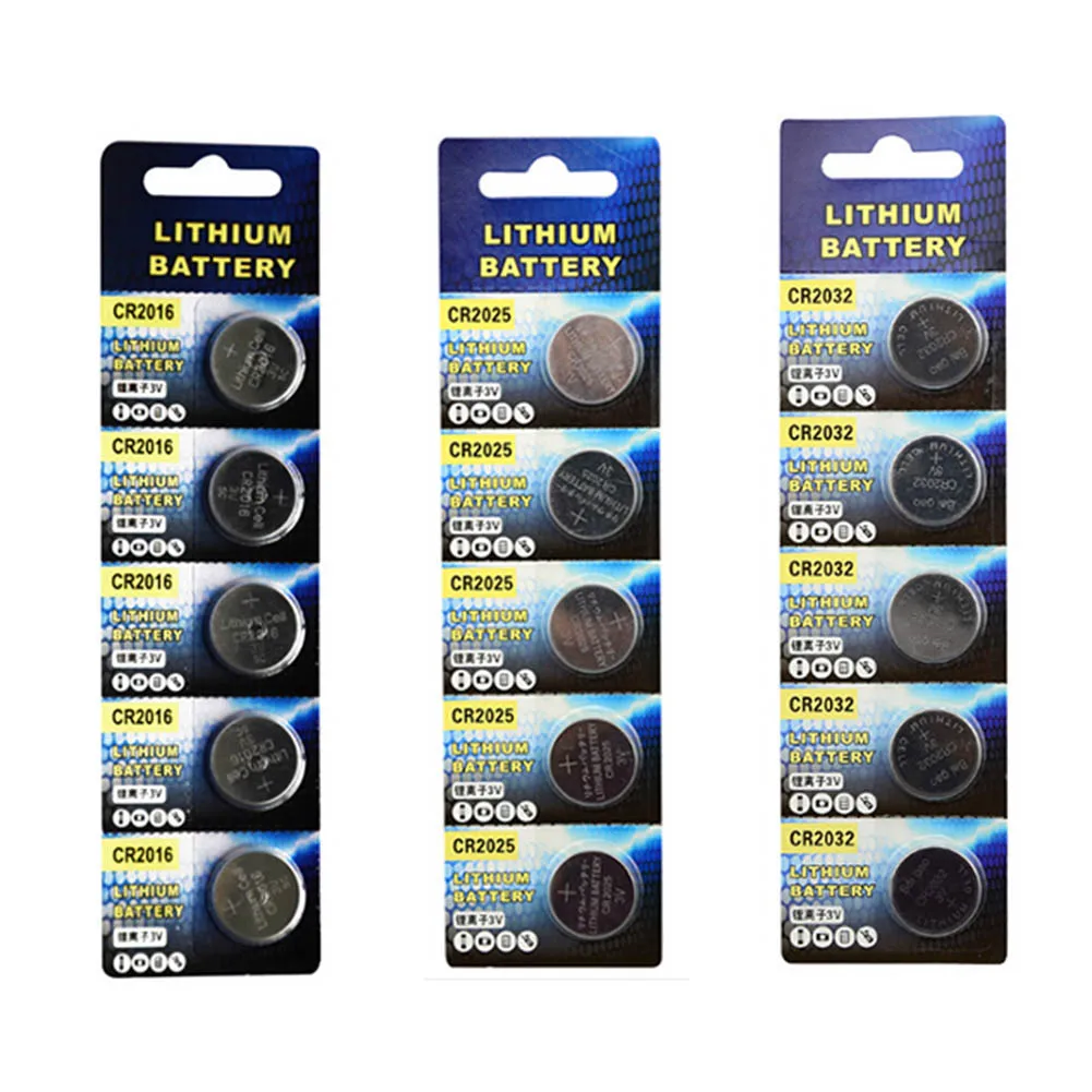 

5PCs CR2016 3V Lithium Button Cell Battery For Computer Motherboard Remote Control Button Battery CR2016