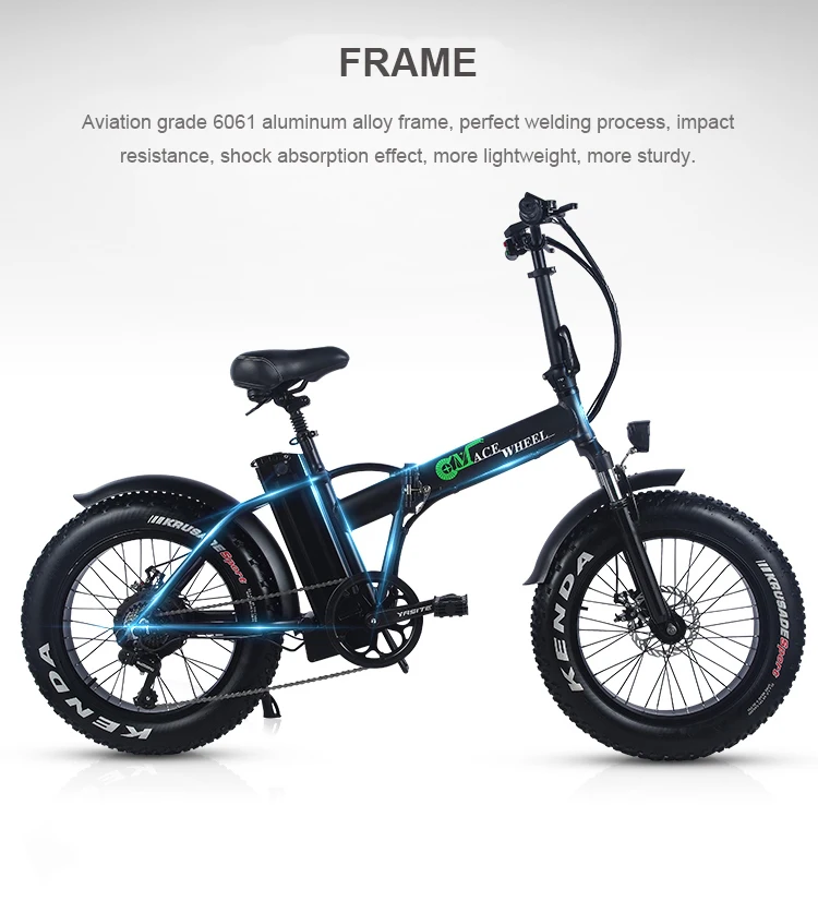 Cheap Inch Bicycle 15ah Frise Of 48 V Lithium Battery 500 W Engine Rear Wheel Speed 40 Km / H Maximum Range Of 50 - 60 Km - Fat Snow 19