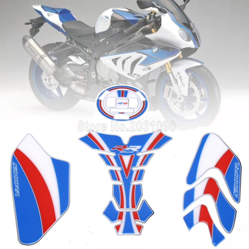 3D Epoxy Resin Universal Motorcycle Racing Tank Pad Protector Sticker