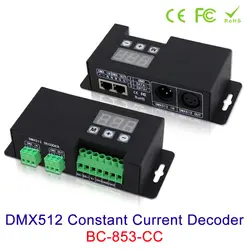 DMX512 3CH постоянный ток декодер 12 В 24 В 48 В входного сигнала DMX512/1990 светодио дный контроллер 350mA 700mA 1-3 выходных каналов ШИМ Новый