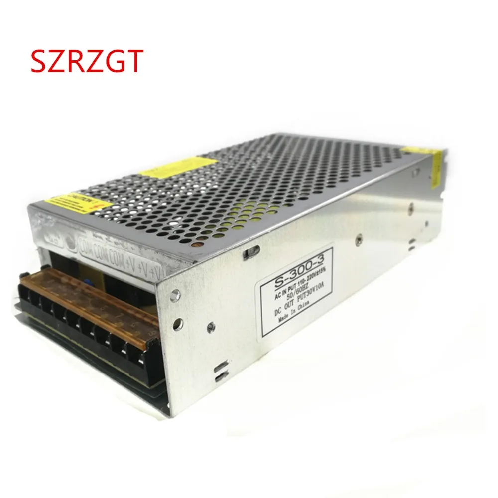 30 V 10A 300 W импульсный источник Питание драйвер для Светодиодный полосковый трансформатор AC110V 220 V DC/DC импульсный источник питания с ЧПУ видеонаблюдение двигатель