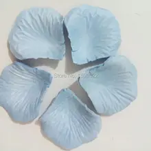 3000 шт 30 упаковок светло-голубые свадебные искусственные шелковые лепестки роз цветов Свадебные вечерние украшения поставки petalas повязка на голову