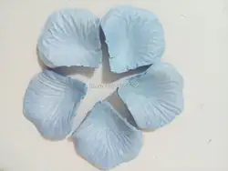 3000 шт. 30 пакеты светло-Синие Свадебные искусственного шелка лепестки роз из цветы свадебные украшения партии поставки petalas de flores