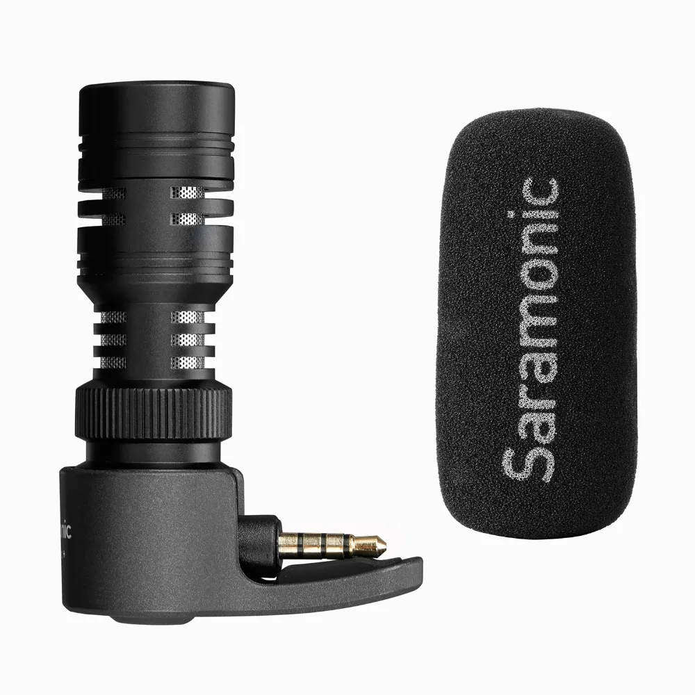 

Saramonic SmartMic+ Plug Play Directional Microphone Video Mic iPhone Android & Windows Smartphones,YouTube,Interview