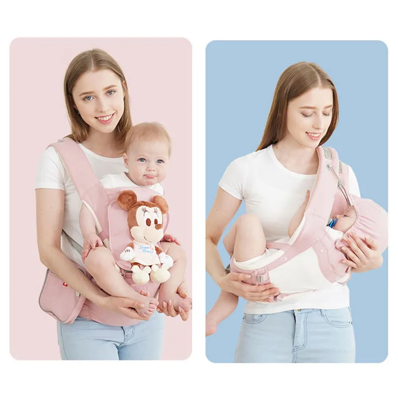 DISNEY Portabebe 3 в 1 слинг для переноски ребенка на бедрах 4D мультяшная кукла дизайн